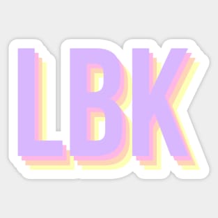 LBK purple Sticker